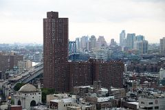 08-01 View To The East Includes Manhattan Bridge, Confucius Plaza Apartments And Brooklyn From Rooftop NoMo SoHo New York City.jpg